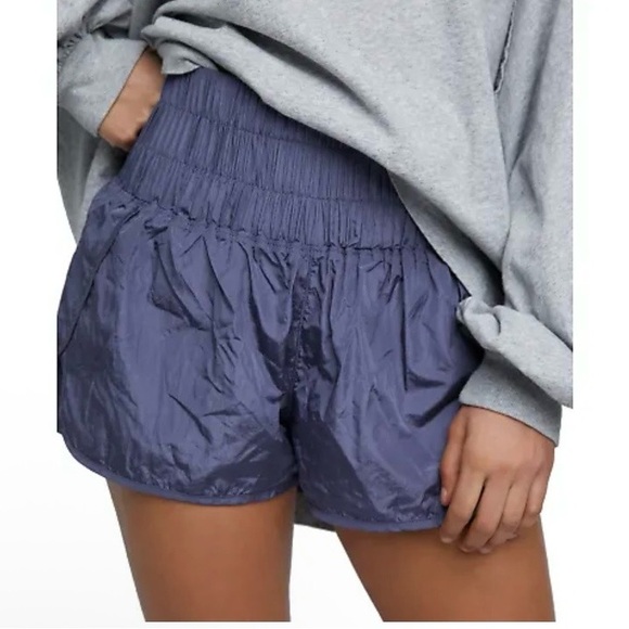 free people movement Pants - Free People Movement “The Way Home” Purple High-Waisted Shorts Size Medium